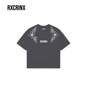 Camiseta RXCRINX “Floral Crest” – Oversized Boxy Fit