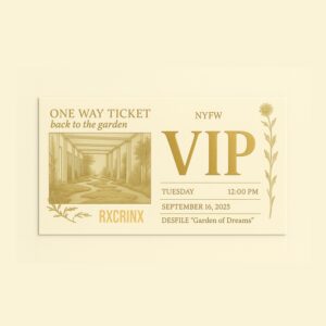 Ticket VIP RxC Rinx Runway Show 2025