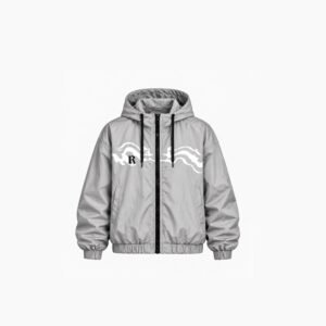 SILVER MOTION — Reflective Hooded Jacket