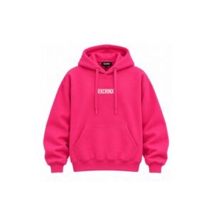 RXCRINX Hot Pink Oversized Hoodie