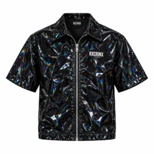 Midnight Holographic Zip Shirt