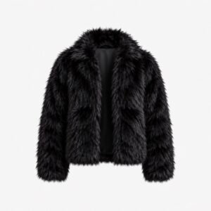 Midnight Luxe Faux Fur Jacket